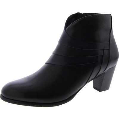 Женские повседневные ботильоны CASCALLA из черной кожи Spring Step 38 BHFO 6589