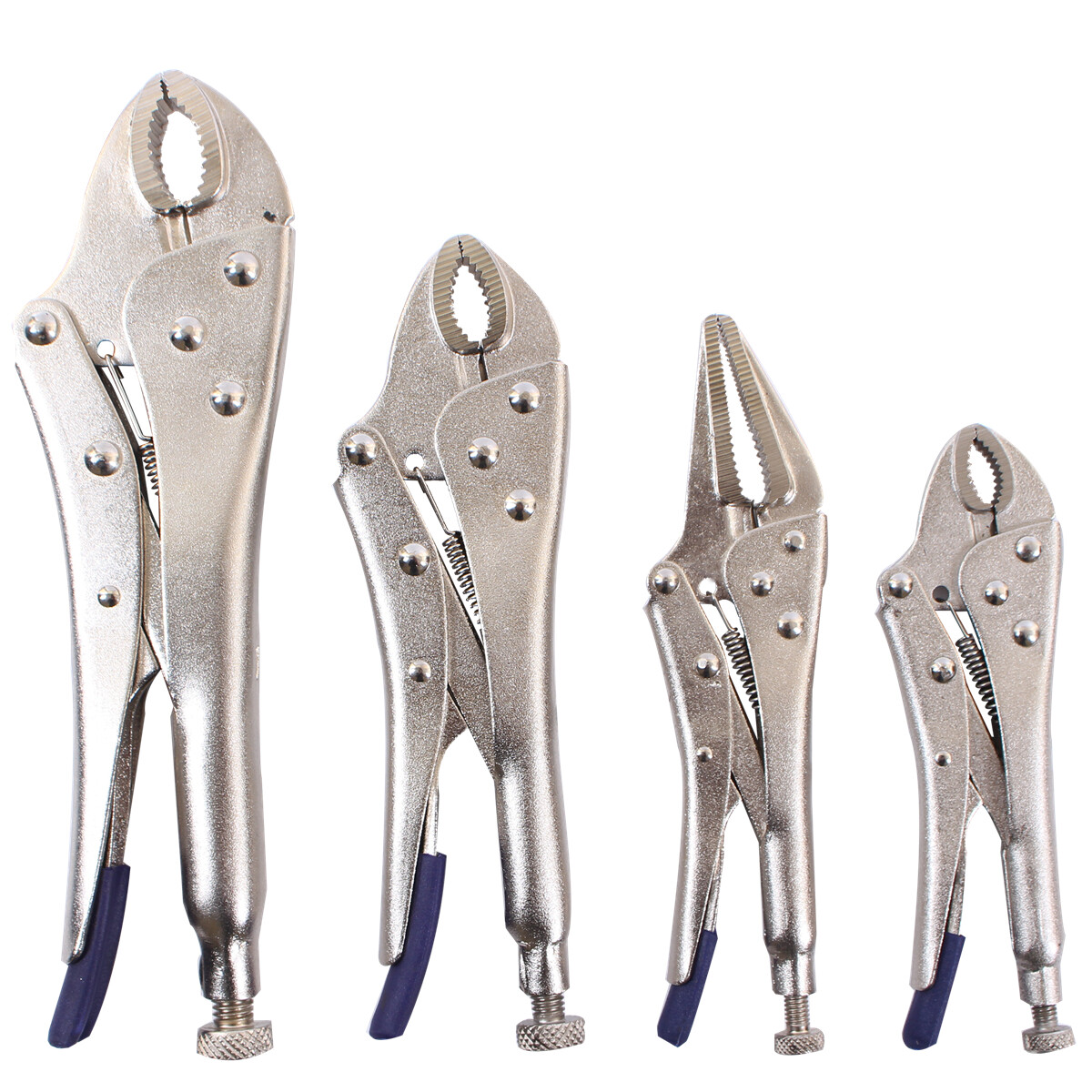 Gripzange Langbeckzange Klemmzange Feststellzange Set Schweißer Zange 4 tlg KFZ