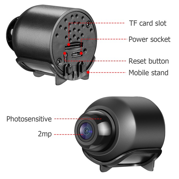 1080P Mini Spy Camera WiFi HD Hidden IP Night Vision Camcorder Home Security Cam - Image 268