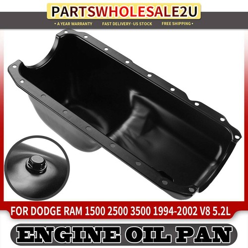 Engine Oil Pan Sump for Jeep Grand Cherokee Dodge Ram 1500 2500 3500 5.2L 5.9L