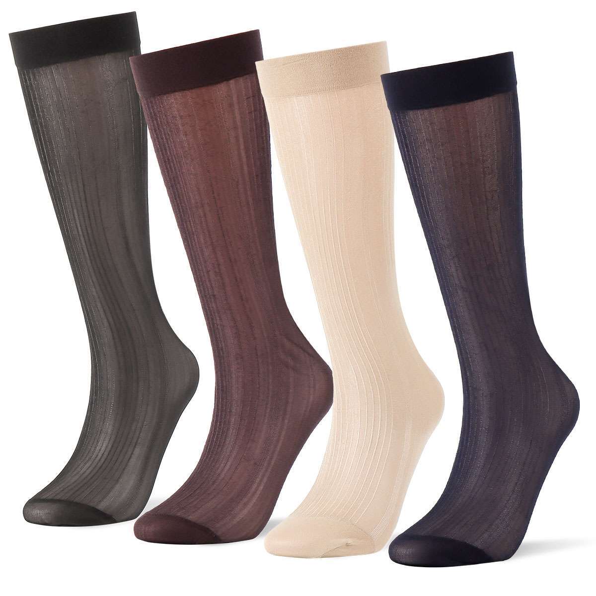 Silk High Thin Breathable Sexy Socks