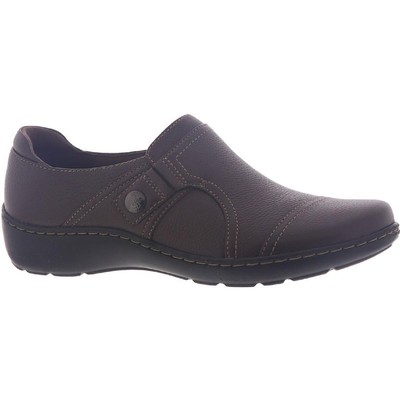 

Модные лоферы Clarks Womens Cora Poppy Brown Fashion Loafers 12 Medium (B,M) BHFO 4517, Dark brown tumbled