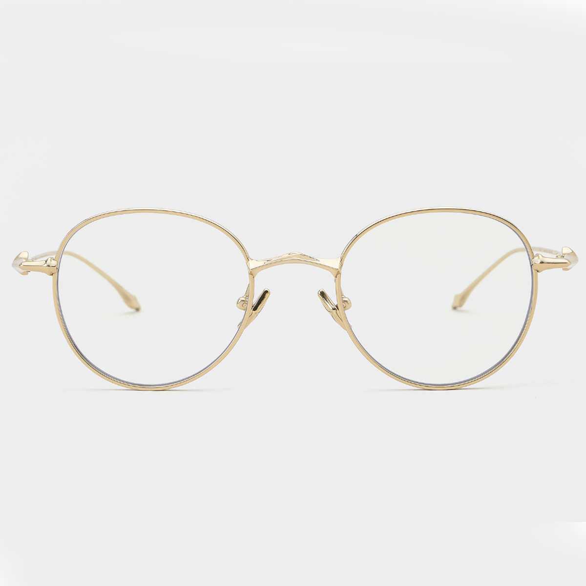 Pre-owned Gentle Monster 2024 Ep 01 Gold Titanium Eyewear Eyeglasses In Clear