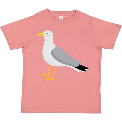Inktastic Funny Seagull Bird Toddler T-Shirt Gull Animals Ocean Beach Child Kid