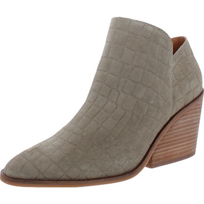 Женские серые ботильоны на молнии Lucky Brand SAUCIE, размер 6, средний (B,M) BHFO 9638