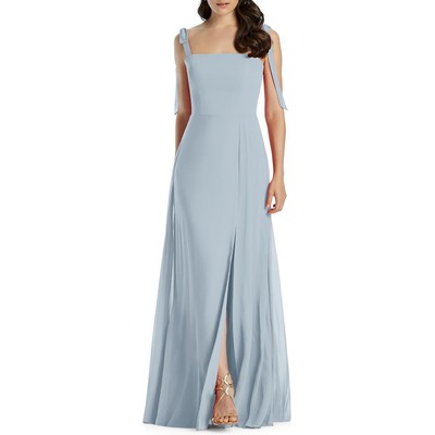Женское синее вечернее платье из коллекции Dessy от Vivian Diamond, 4 BHFO 5975