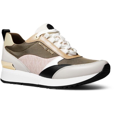 

Женские кроссовки MICHAEL Michael Kors Allie Stride Green 5.5 Medium (B,M) 7264, Olive multi, Allie Stride Trainer
