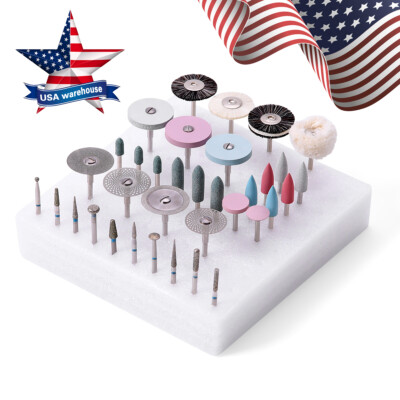 Dental Polishing Kit Diamond Rubber Polisher Composite Resin Base For Handpiece