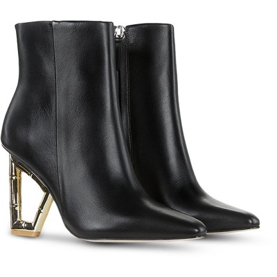 Женские модные кожаные ботильоны Cult Gaia Valeska с острым носком BHFO 4982