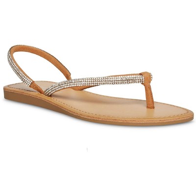 

Женские сандалии Madden Girl Aurra Silver Thong Sandals 7 Medium (B,M) BHFO 5849, Silver multi