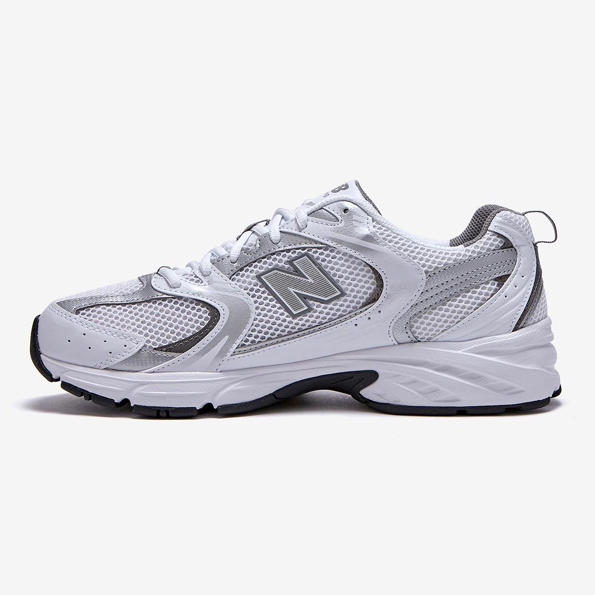 New Balance 530 White Silver MR530AD Мужская обувь Кроссовки