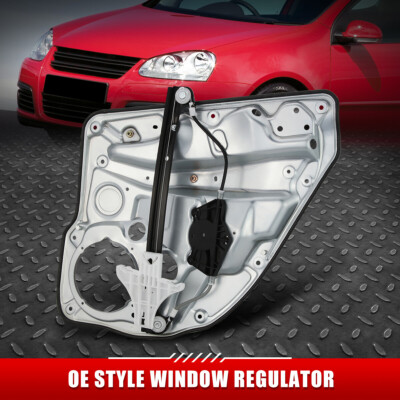 ДЛЯ 99-07 BORA GOLF JETTA ЗАДНИЙ ЛЕВЫЙ СТЕКЛОПОДЪЕМНИК СО СТОРОНЫ ВОДИТЕЛЯ С ЭЛЕКТРОПРИВОДОМ без ДВИГАТЕЛЯ