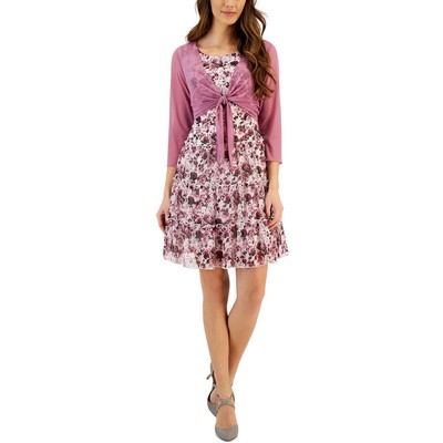 Женское коктейльное летнее платье-клеш цвета слоновой кости Connected Apparel 12 BHFO 4304