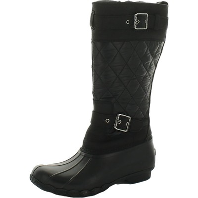 

Женские кожаные сапоги до середины икры Sperry Saltwater Tall без застежки BHFO 0983, Черный, Saltwater Tall