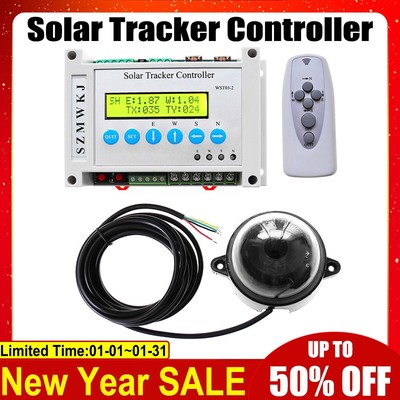 Electronic Dual Axis Solar Panel Automatic Tracking LCD Solar Tracker Controller