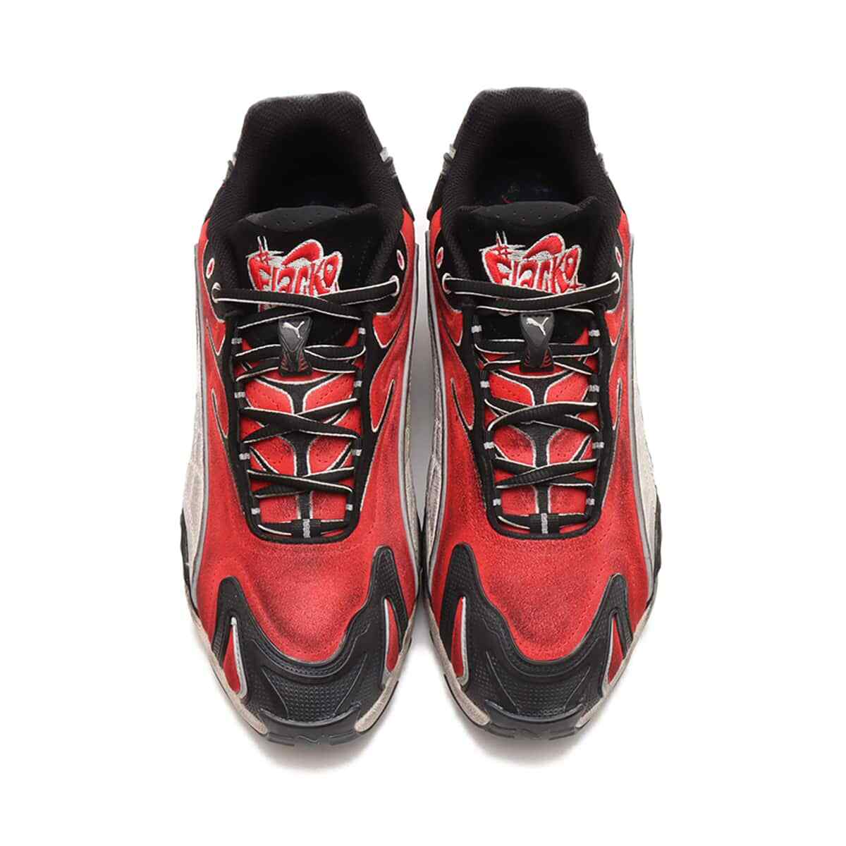 Pre-owned Puma 402453-01 A$ap Rocky  Inhale Distr Black Red (men's)