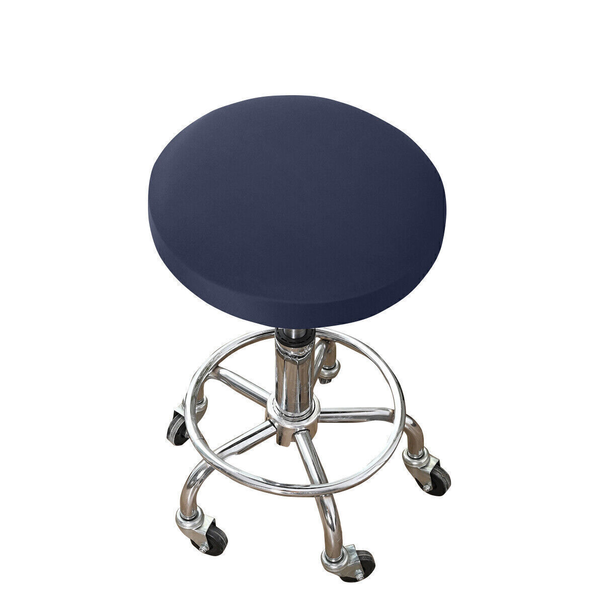 Spandex Elastic Bar Stool Covers w/ Round Chair Seat Covers Pub Washable Cushion