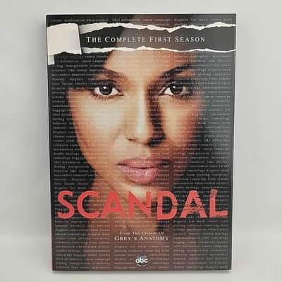 SCANDAL: The Complete First Season DVD New Sealed With Slipcover 