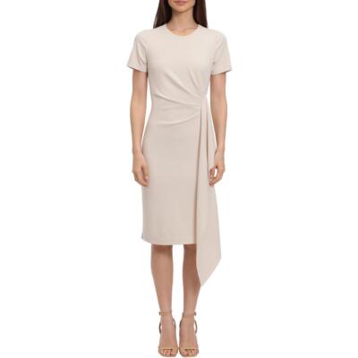 

Женское офисное платье-футляр Maggy London со сборками BHFO 6327, Horn