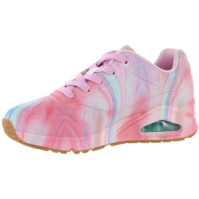 

Женские повседневные и модные кроссовки Skechers Uno-Like Water 9 Medium (B,M) 7525, Pink multi