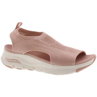 

Женские розовые сандалии на танкетке Skechers Arch Fit-City Catch 6 Medium (B,M) BHFO 7636, Blush
