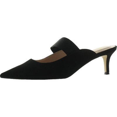

Bandolino Womens Myna 2 Black Kitten Heels Shoes 8 Medium (B,M) BHFO 4441, Black suede