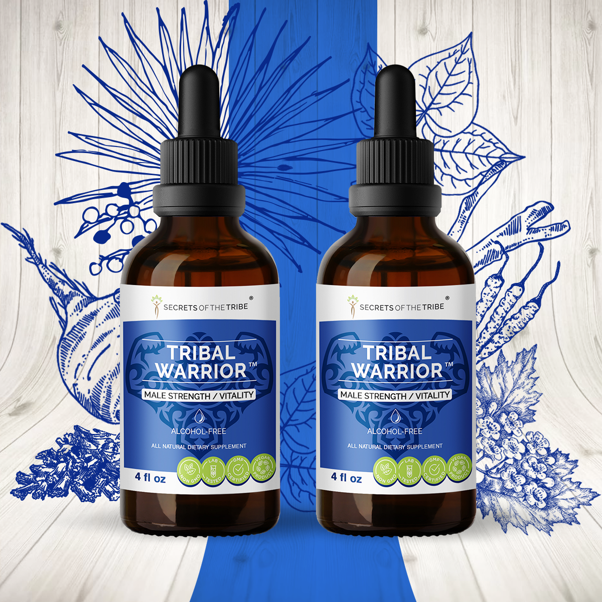 Secrets Of The Tribe Tribal Warrior Tincture Alcohol-FREE 
