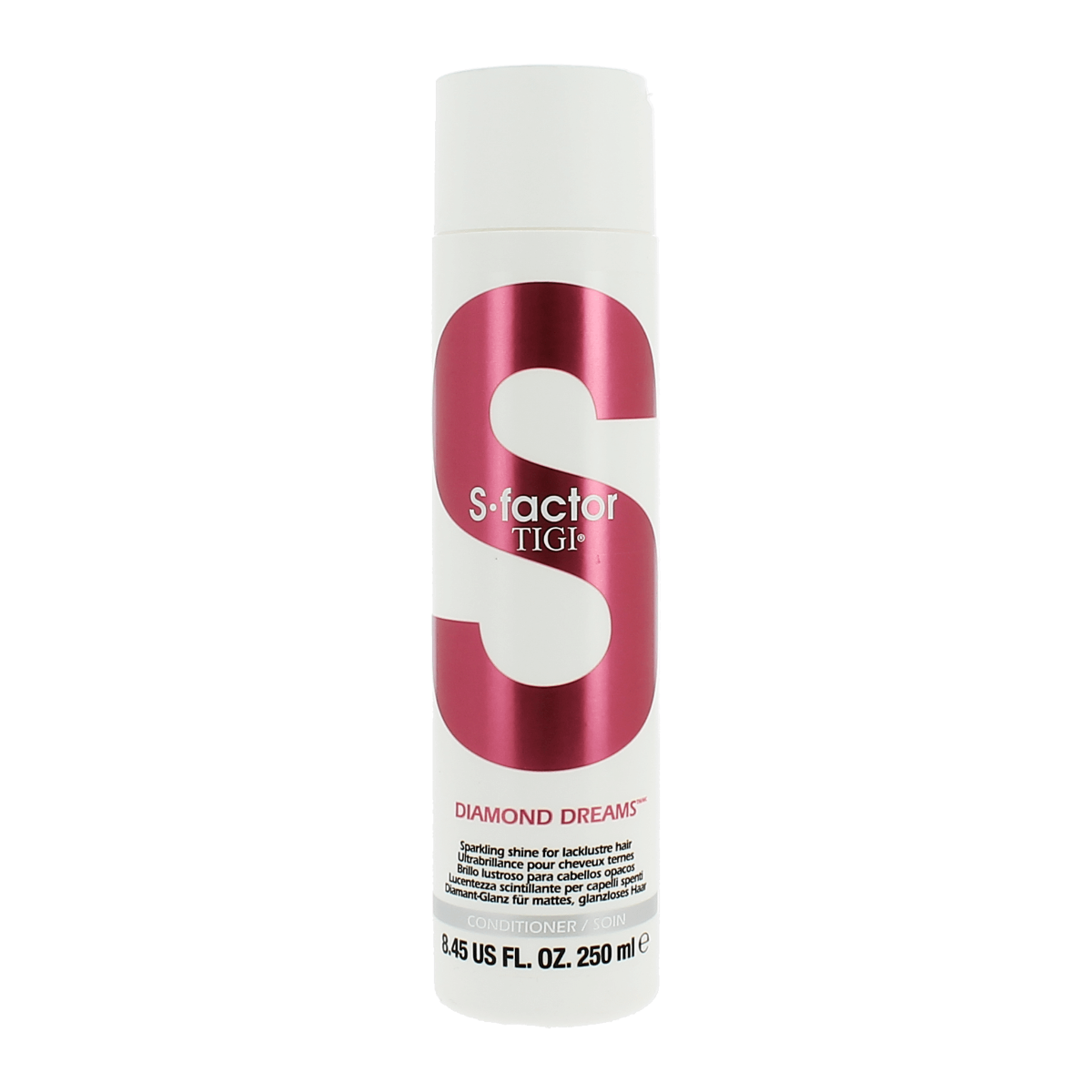 S factor. Тиджи блеск для волос. tigi кондиционер s-factor stunning volume. tigi шампунь s-factor diamond dreams.