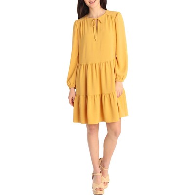 

Женское расклешенное платье длиной до колена Maggy London BHFO 5137, Mustard