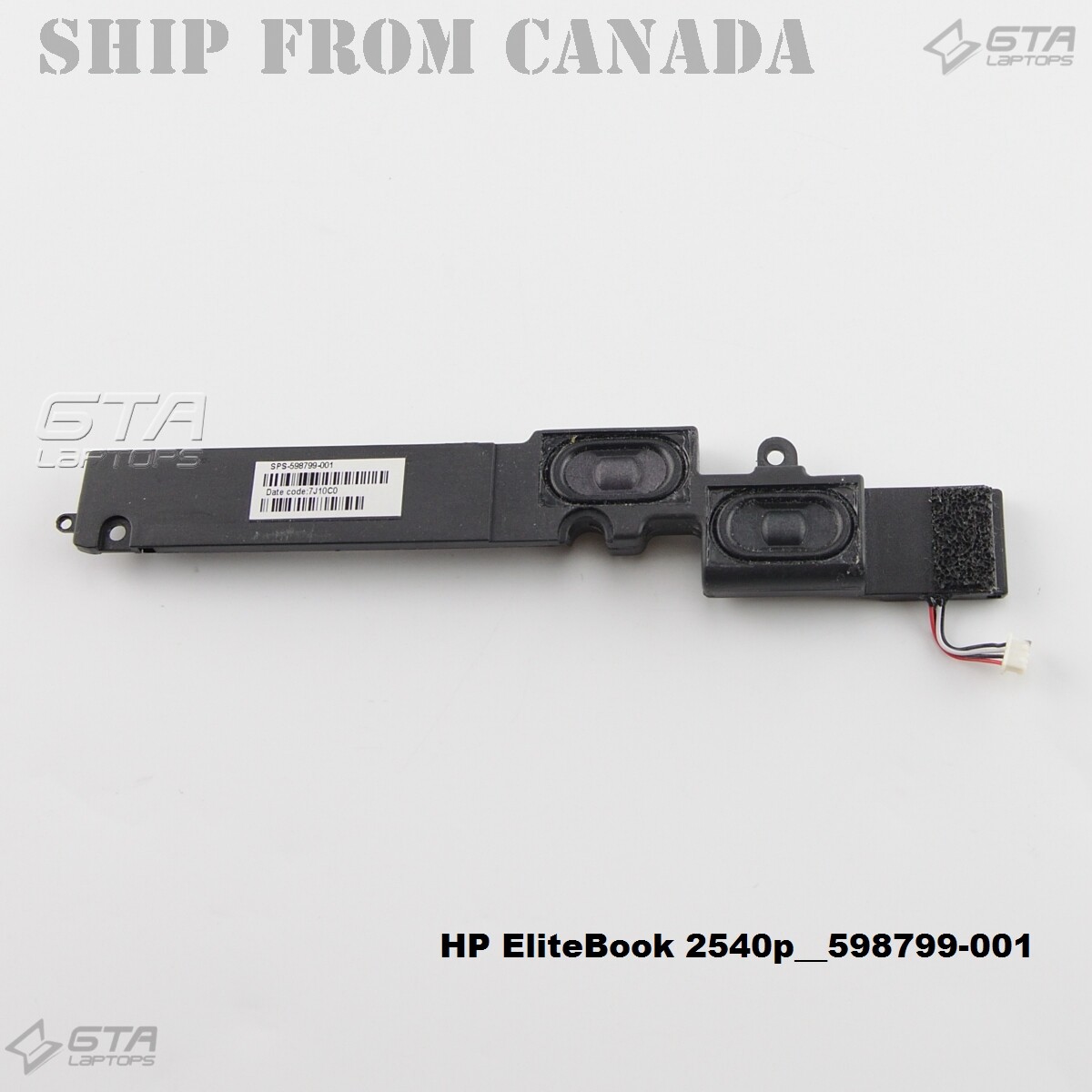 HP EliteBook 2540p Laptop Speaker Left & Right Set 598799-001