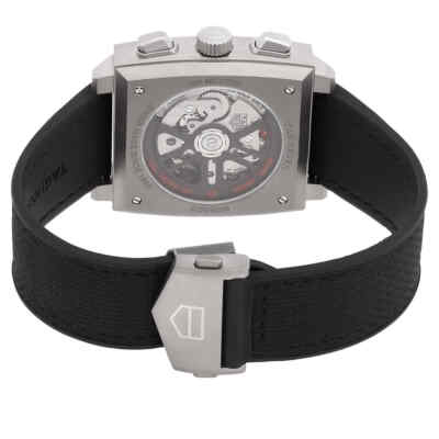 Pre-owned Tag Heuer Monaco Chronograph Automatic Black Dial Men's Watch Cbl2183.ft6236
