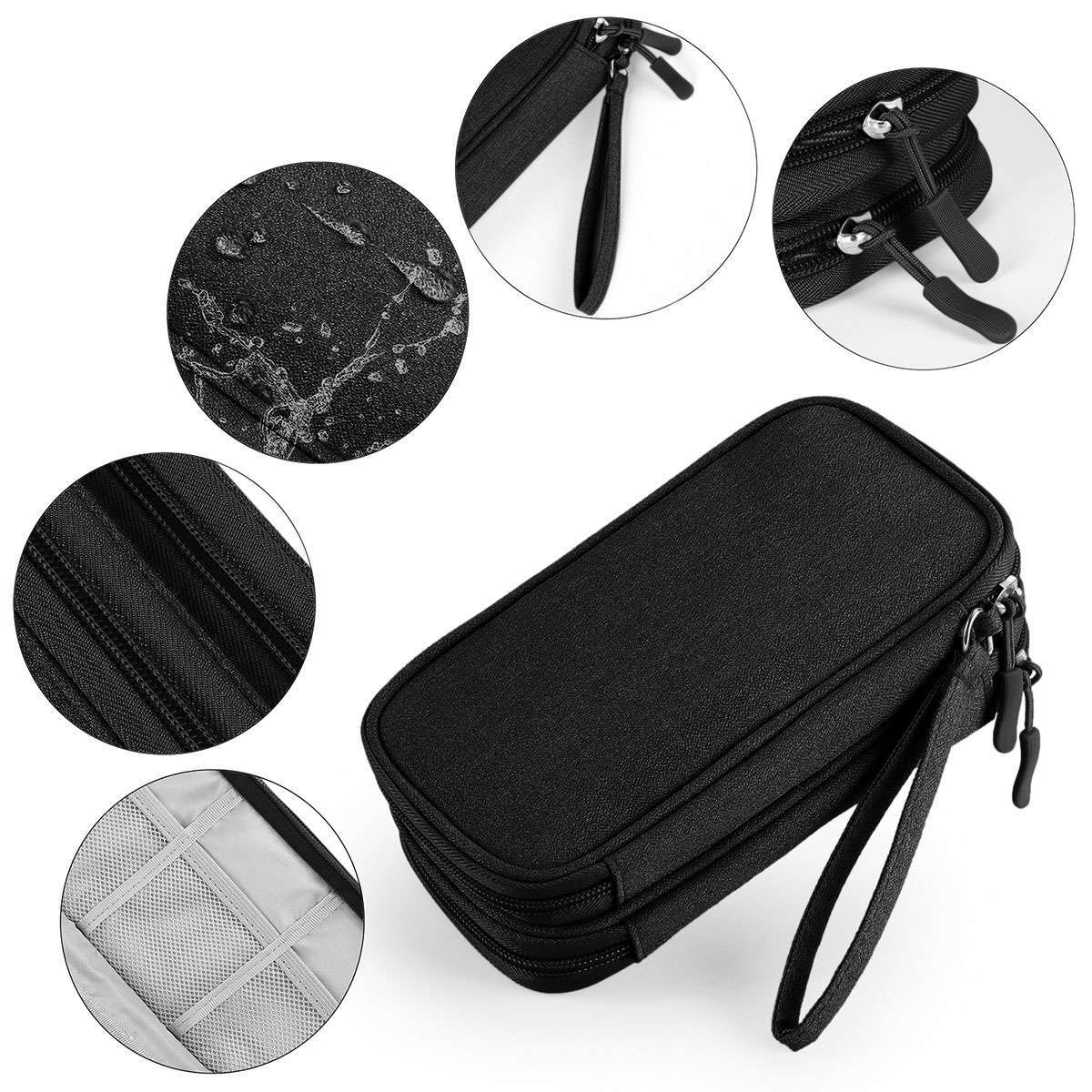 Travel Cable Bag Organizer Charger Storage Electronic USB Case Cord Accessories