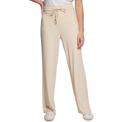 

Calvin Klein Женские удобные широкие брюки в рубчик, одежда для дома BHFO 6042