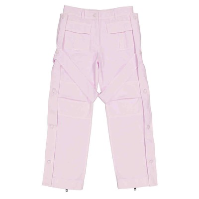 Pre-owned Burberry Ladies Pale Candy Pink Amelia Straight-leg Trousers