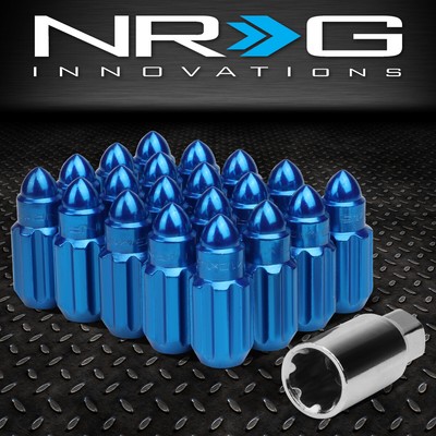 NRG INNOVATIONS LN-LS500BL-21 M12X1.5 20ШТ 50 ММ ТОРЦЕВАЯ ГАЙКА В ФОРМЕ ПУЛИ + КЛЮЧ