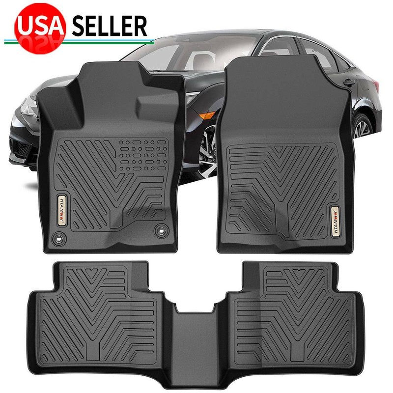 Floor Mats Liner for 20162021 Honda Civic Sedan & Hatchback 4 Door All