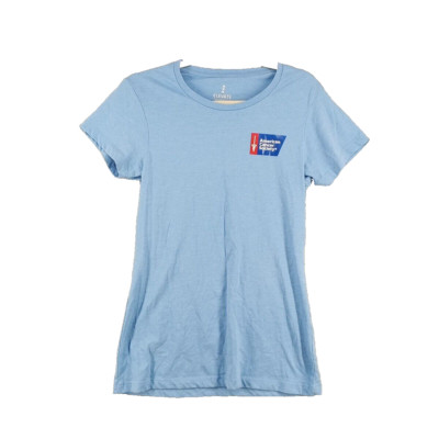 ELEVATE Women Cancer Society T-shirt Size SMALL(4-6) Cotton Blend Knit Casual
