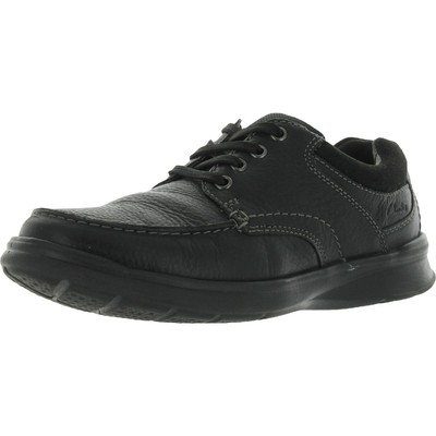 

Мужские черные кожаные оксфорды Clarks Cotrell Edge, ширина 8,5 (E) BHFO 6665, Black oily leather