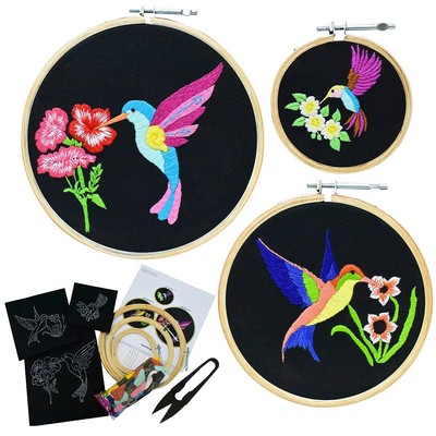 Hand Embroidery Tutorial DIY Kit All Materials Included Ideal For Beginners