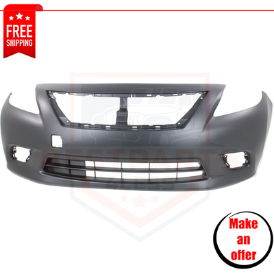 2013 nissan versa front bumper deals