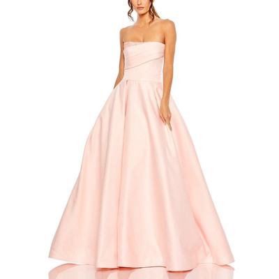 Женское вечернее платье Mac Duggal с украшением без бретелек BHFO 9547