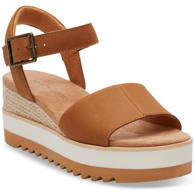 Женские эспадрильи Toms diana Tan на танкетке и платформе 8 средних размеров (B, M) BHFO 3915