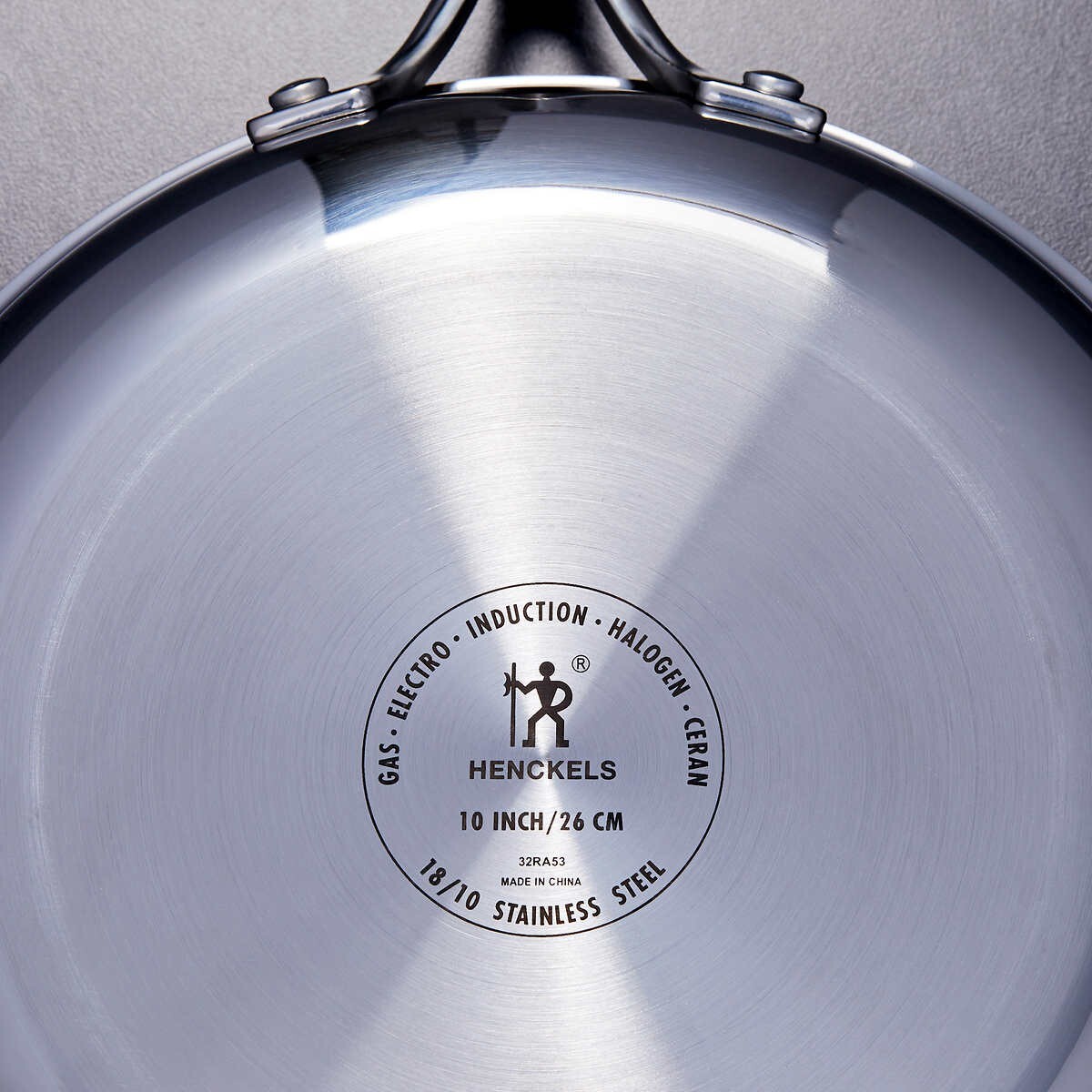 Henckels HXagon 3-Piece Skillet Set Tri-ply Stainless Steel 3-Layer Nonstick