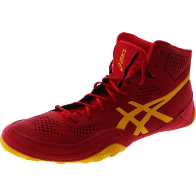 Asics Mens Dan Gable EVO 2 Red Wrestling Shoes Sneakers 10 Medium (D) BHFO 5581