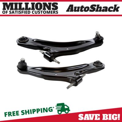 Front Lower Control Arms with Ball Joints Pair 2 for Nissan Rogue Select 2.5L