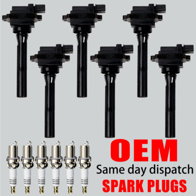 6X OEM Ignition Coil & 6X Iridium Spark Plugs For Suzuki XL-7 Grand Vitara UF237