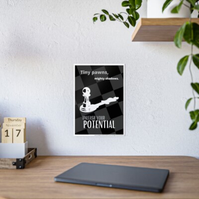 Unleash Your Potential Office Wall Art Home & Decor Gloss Poster Positive Print