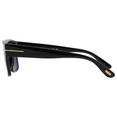 Pre-owned Tom Ford Dunning Blue Browline Men's Sunglasses Ft0907 01v 55 Ft0907 01v 55