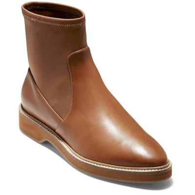 Женские кожаные ботинки челси Cole Haan Go-To Tan Leather Boots 7 Medium (B,M) BHFO 2388, Nosib leather