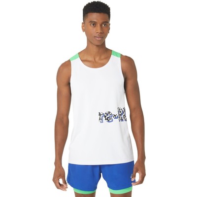 

Мужская одежда ASICS NEW STRONG REPURPOSED RUN SINGLET 2031D832, White/track, 2031D832